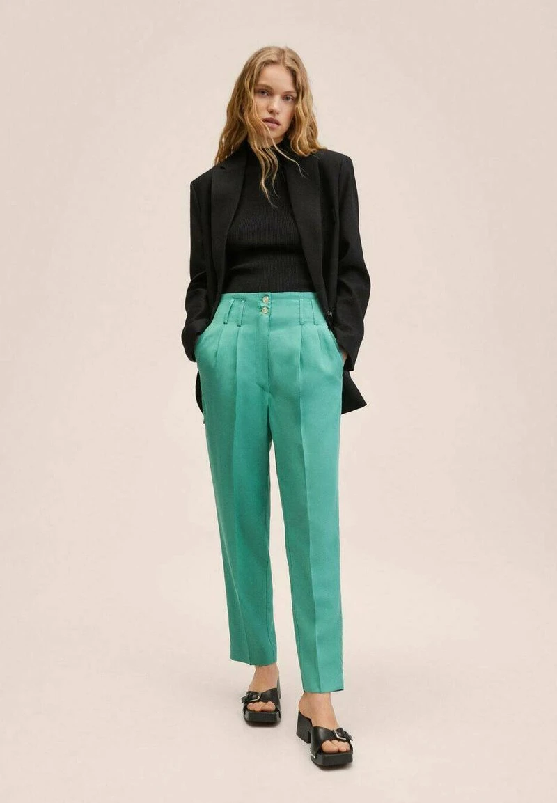 Mango TANIA - Stoffhose - Verde Agua | Damen 4 Mango TANIA - Stoffhose - Verde Agua | Damen – Bild 2