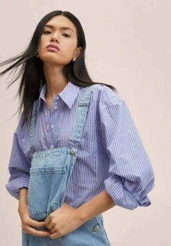 Mango MARIELA - Latzhose - Bleu Moyen | Damen 12 Mango MARIELA - Latzhose - Bleu Moyen | Damen -Mango Populaire Boutique bafd323415a1460c92679abee594f198