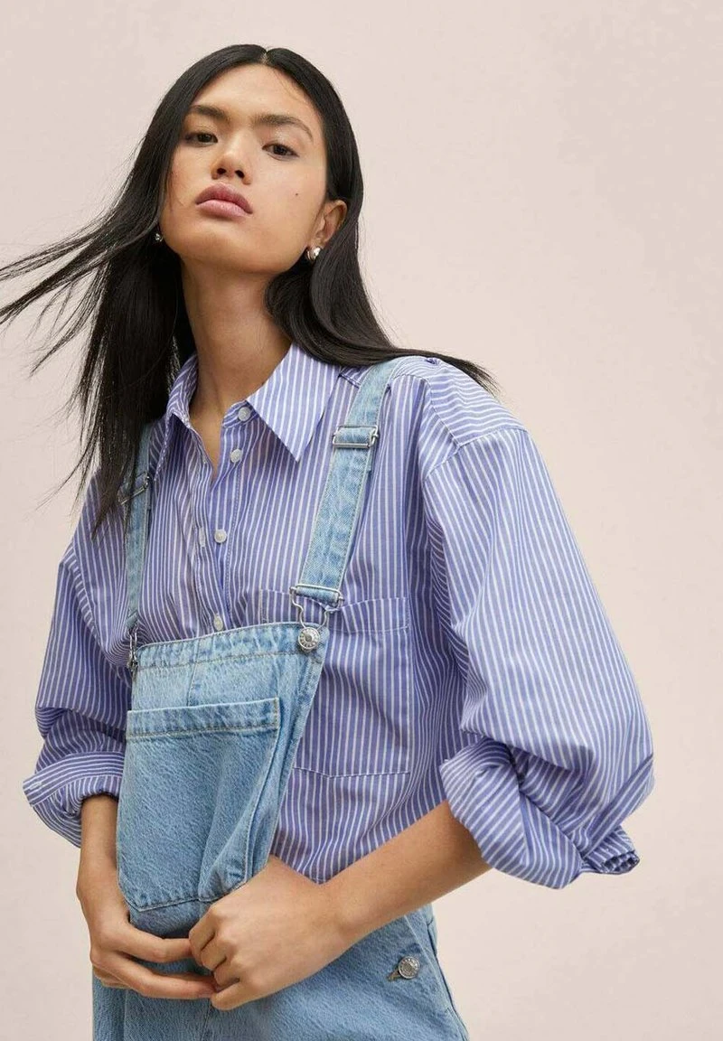 Mango MARIELA - Latzhose - Bleu Moyen | Damen 6 Mango MARIELA - Latzhose - Bleu Moyen | Damen – Bild 4