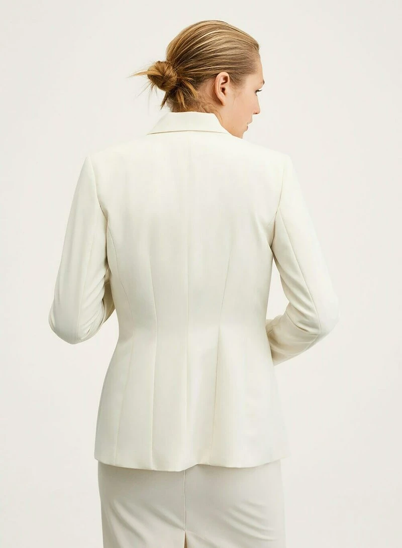 Mango MACARON A - Blazer - Beige | Damen 5 Mango MACARON A - Blazer - Beige | Damen – Bild 3