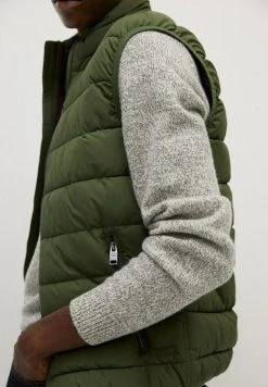 Mango GORRYST - Weste - Khaki | Herren -Mango Populaire Boutique bb6ac4da62ad4cfd8651e4fc0d5e4acc
