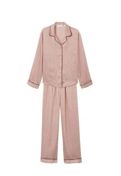 Mango PRINTED PAJAMA SHIRT - Nachtwäsche Shirt - Orange Red | Damen -Mango Populaire Boutique bb7e5789febb4ef898049ea80599276c