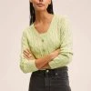 Mango GLAM - Strickjacke - Green | Damen 1 Mango GLAM - Strickjacke - Green | Damen -Mango Populaire Boutique bba5801752854abc9d1e8e90199a0459