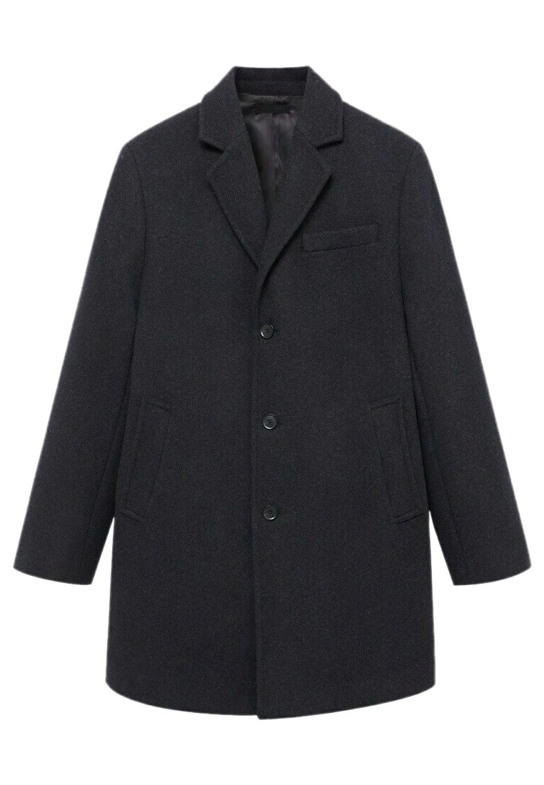 Mango Kurzmantel - Mottled Dark Green | Herren 9 Mango Kurzmantel - Mottled Dark Green | Herren – Bild 7