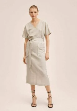 Mango LINO - Freizeitkleid - Beige | Damen -Mango Populaire Boutique bda90b670941475c9af8fbe2a2932f56