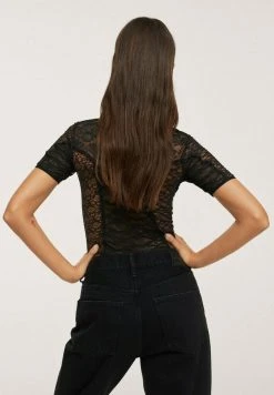 Mango Bluse - Schwarz | Damen