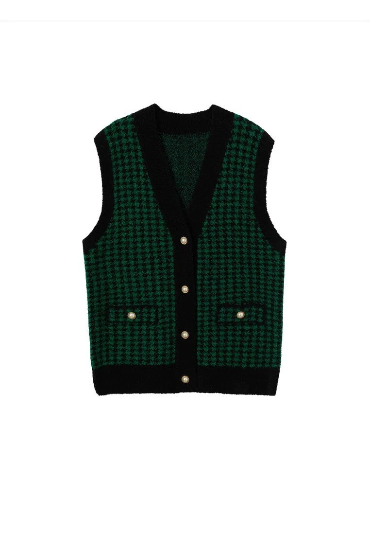 Mango Damen Weste - Green 10 Mango Damen Weste - Green – Bild 8