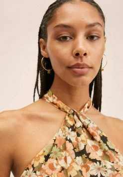 Mango Damen PALACE - Maxikleid - Orange -Mango Populaire Boutique be61a54b6de246b483e40b9302346bb2