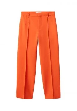 Mango Damen MACA - Stoffhose - Korallrot -Mango Populaire Boutique be71091993a9426eafaf8e2b669c1cca