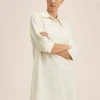 Mango Damen POPE-H - Freizeitkleid - Cremeweiß