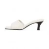 Mango COZY - Pantolette Hoch - Blanc | Damen -Mango Populaire Boutique bedf7e0d49cd4ca696babb4c2785b124