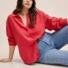Mango LIMONE - Hemdbluse - Rood | Damen -Mango Populaire Boutique bf698392274441299b278088c12c6987