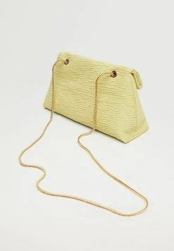 Mango Damen POMPEIA - Clutch - Lime -Mango Populaire Boutique bfd48131f3954a8b8bad39b1c4145cf7