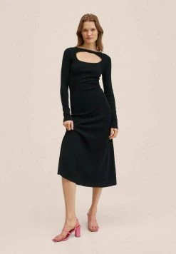 Mango WINDOW - Etuikleid - Black | Damen