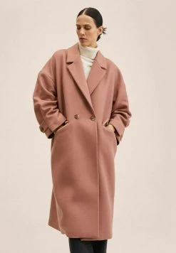 Mango TAZMANIA - Klassischer Mantel - Pastelroze | Damen
