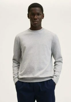 Mango TEN - Strickpullover - Hellgrau Meliert | Herren