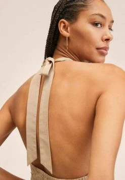 Mango Damen VENICE - Bluse - Beige -Mango Populaire Boutique c1769ca952834cd2bdca0bfb49ce0cf1