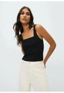 Mango Top - Zwart | Damen