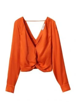 Mango TRESOR - Bluse - Orange | Damen -Mango Populaire Boutique c21abc2492ba44a9b8d8e14811c23488