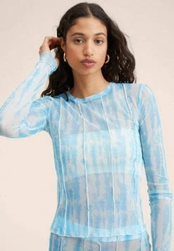 Mango LUCCA - Langarmshirt - Aquamarijn | Damen