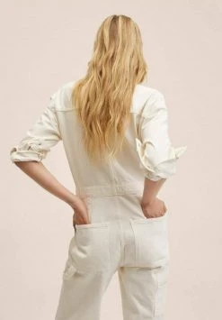 Mango KYOMI - Jumpsuit - écru | Damen -Mango Populaire Boutique c322b5ba44404c05babb16a37db18a1a