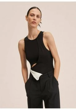 Mango Damen SAMI - Top - Black