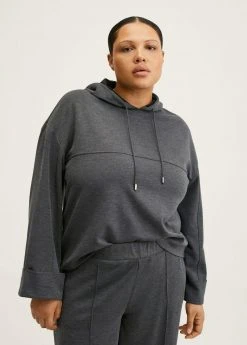 Mango ANDREA - Kapuzenpullover - Antraciet | Damen