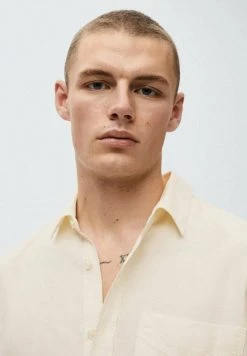 Mango SALAR - Hemd - écru | Herren -Mango Populaire Boutique c52d6c2b37c84617b7a1d414c27b6941