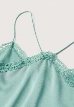 Mango LOBELIA - Top - Aqua Green | Damen -Mango Populaire Boutique c6068ee32e434190b477a2646960556d