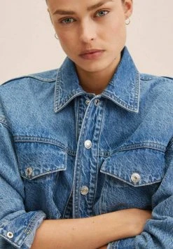 Mango AIMEE - Hemdbluse - Bleu Moyen | Damen -Mango Populaire Boutique c607141bb02e4408b1aa128f22db25bf