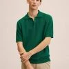 Mango Herren Poloshirt - émeraude -Mango Populaire Boutique c64330bb707f485396aeb709dae5bede