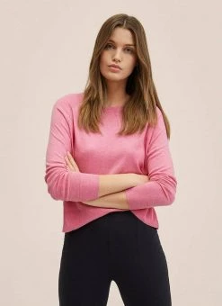 Mango Damen LUCCA - Strickpullover - Bubblegum Pink