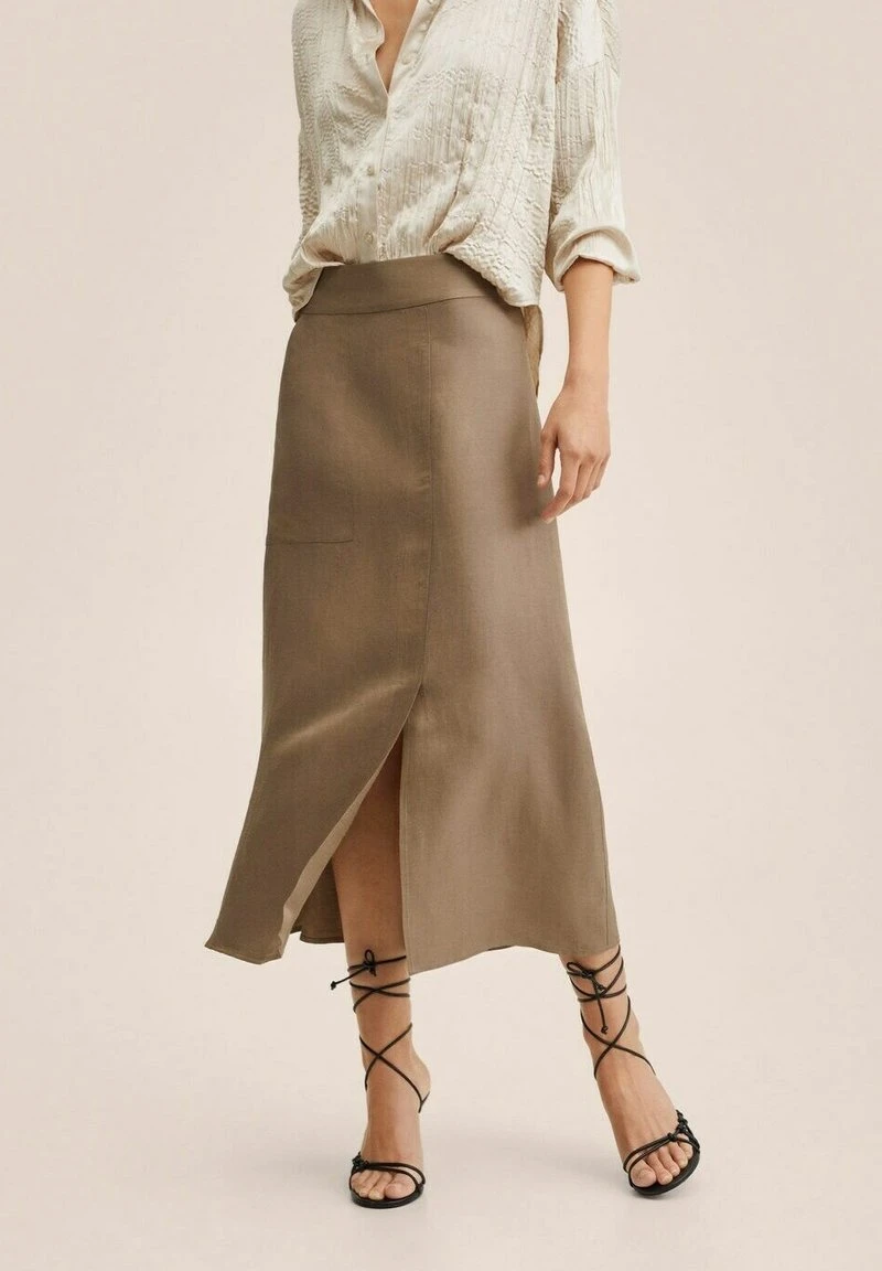 Mango A-Linien-Rock - Braun | Damen 3 Mango A-Linien-Rock - Braun | Damen