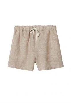 Mango Damen LINEN - Shorts - Brown -Mango Populaire Boutique c6f6695611f34c2285d43e2e4fa345bd