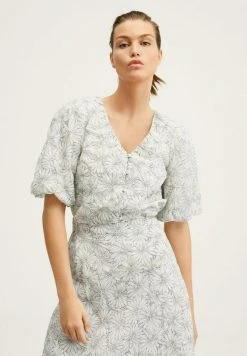 Mango CLAVEL - A-Linien-Rock - White | Damen -Mango Populaire Boutique c70391d1aa104aec8a312a2db0af02c5