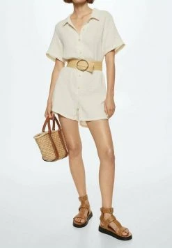 Mango Jumpsuit - Blanc Cassé | Damen -Mango Populaire Boutique c7e7981a5f62475081b617dbb1522eb6