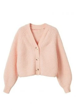 Mango Strickjacke - Rose Pastel | Damen -Mango Populaire Boutique c80798165ddc46c4983a8f1e97184517