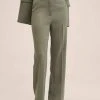 Mango PAULA - Chino - Kaki | Damen -Mango Populaire Boutique c878cd5fcc24422c8acba00200630948
