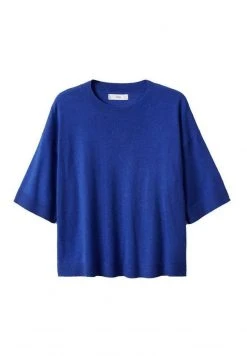 Mango LUQUITA - T-Shirt Basic - Blue | Damen -Mango Populaire Boutique c92bd33456954e2994b966bc3ffff34c