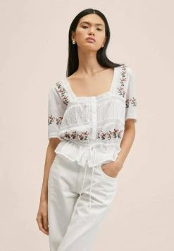 Mango AMELIE - Bluse - Blanc Cassé | Damen