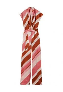 Mango Damen BIO - Jumpsuit - Roze -Mango Populaire Boutique c9a6832a9a374dd2a6ea46852b78e3f5