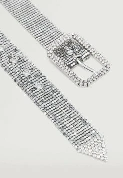 Mango Damen MALLI - Gürtel - Silber -Mango Populaire Boutique c9aef39597c344e284e8185659783a24