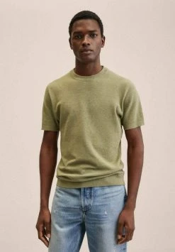 Mango ANDREW - T-Shirt Basic - Kaki | Herren -Mango Populaire Boutique c9b661f6a3894a239d9e9b31d7653101