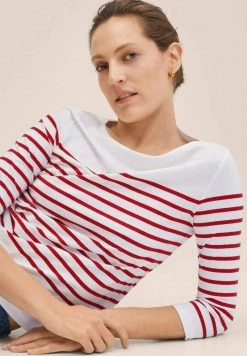 Mango PARISIAN - Langarmshirt - Rouge | Damen -Mango Populaire Boutique c9bf2a894fa147758bf03556b7c8a379