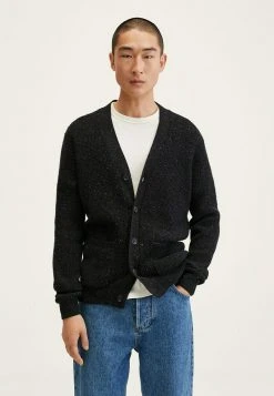 Mango NIZAC - Strickjacke - Anthrazit | Herren