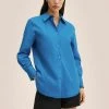 Mango LIMPIA - Hemdbluse - Blauw | Damen -Mango Populaire Boutique ca4f1d888cfb44d6aa79d94c03121e1c