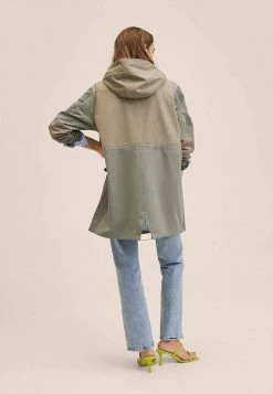 Mango SAFARI - Parka - Khaki | Damen -Mango Populaire Boutique ca547a6b9a4241cc8acfe039f8062a7a
