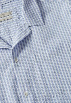 Mango MAR - Hemd - Blauw | Herren -Mango Populaire Boutique ca9a59eec0b445468921374deef55c36