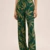 Mango CLAUDIE - Stoffhose - Grün | Damen -Mango Populaire Boutique cacf07e33fa84d5ba181ec7ea9715699
