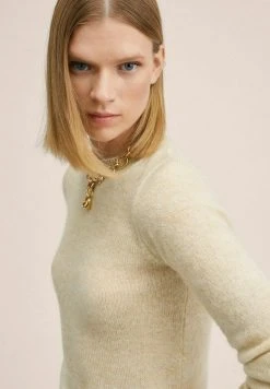 Mango NUBE - Strickpullover - Openbeige | Damen -Mango Populaire Boutique caf30f2a83714719be4b6de43a36b461